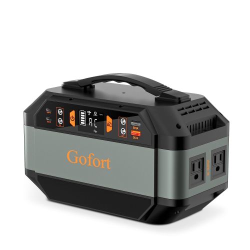 Gofort 330W Portable Power Station, 299Wh Solar Generator Backup Power Supply with 2X 110V AC Outlets Gofort 330W Portable Power Station, 299Wh Solar Generator Backup Power Supply with 2X 110V AC Outlets