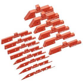 VEVOR Router Table Setup Bars, 14 pcs, Precision Aluminum Setup Blocks Height Gauge Set, with Laser Engraved Size Markings Storage Case