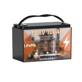 12V 100Ah LiFePO4 battery for solar photovoltaic energy storage, 12V 100Ah lithium battery,Outdoor standby energy storage battery