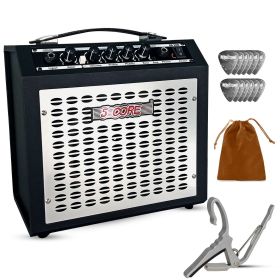 5 Core Guitar Amp 20W Electric Portable Mini Amplifier w Built in 6.5" Speaker Aux Headphone Jack