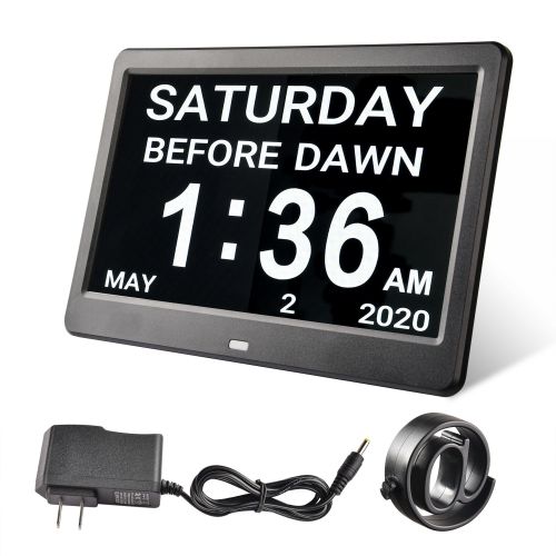 10inch LCD Day Clock/Black 10inch LCD Day Clock/Black