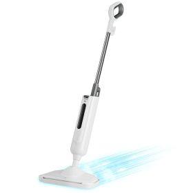 Steam Mop for Floor Cleaning,Lightweight Floor Steamer Cleaner for Hardwood/Tile/Laminate Floors Carpet, 2 Washable Pad,gray (Color: as Pic)